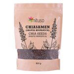 mituso Chia Samen 800g schwarz, naturbelassen | Chia Seeds Salvia Hispanica